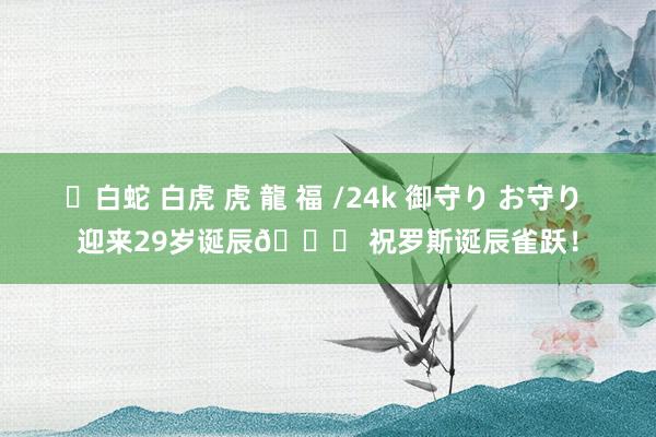 ✨白蛇 白虎 虎 龍 福 /24k 御守り お守り 迎来29岁诞辰🎂 祝罗斯诞辰雀跃！